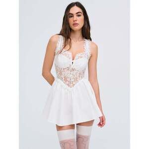 For Love & Lemons Camdyn Mini Dress Size SS / White
